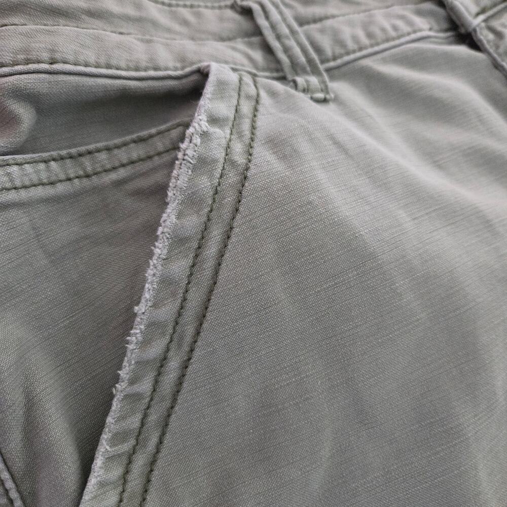 Anthropologie Pilcro Utility Cargo Pants Olive Green Distressed Sz 29 Gorpcore - Picture 8 of 15
